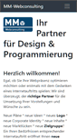 Mobile Screenshot of mm-webconsulting.com